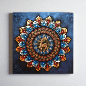 Csodaszarvas pontozott mandala - otthon & életmód - dekoráció - spiritualitás - mandala - Meska.hu