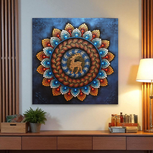 Csodaszarvas pontozott mandala - otthon & életmód - dekoráció - spiritualitás - mandala - Meska.hu