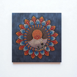 A kis herceg sötétben világító pontozott mandala - otthon & életmód - dekoráció - spiritualitás - mandala - Meska.hu
