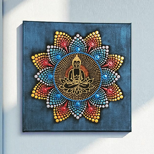 Kis Buddha pontozott mandala, Otthon & Életmód, Dekoráció, Spiritualitás, Mandala, Festészet, MESKA