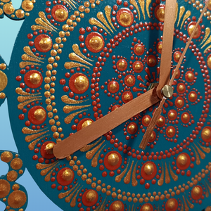 Türkiz-arany mandalás falióra - otthon & életmód - dekoráció - fali és függő dekoráció - falióra & óra - Meska.hu Türkiz-arany mandalás falióra - otthon & életmód - dekoráció - fali és függő dekoráció - falióra & óra - Meska.hu