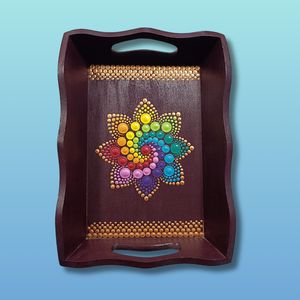 Mandalás kínáló tálca - otthon & életmód - konyhafelszerelés, tálalás - tálalás - kínálótál - Meska.hu Mandalás kínáló tálca - otthon & életmód - konyhafelszerelés, tálalás - tálalás - kínálótál - Meska.hu