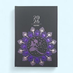 2026. évi napi beosztású mandalás határidőnapló - tündéres - Meska.hu