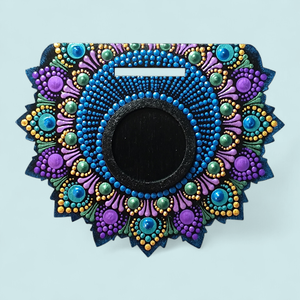 Mécsestartó - páva  - otthon & életmód - gyertya, illat, aroma - mécses és mécsestartó - Meska.hu