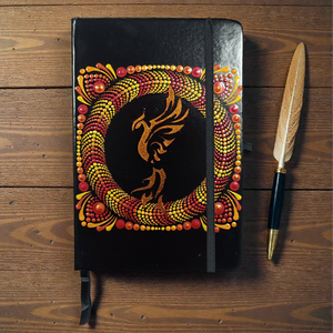 Főnixmadaras jegyzetfüzet - otthon & életmód - papír, írószer - jegyzetfüzet & napló - Meska.hu