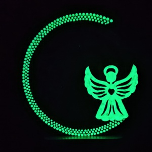 Foszforeszkáló angyalkás kis öröknaptár - otthon & életmód - dekoráció - fali és függő dekoráció - falinaptár & öröknaptár - Meska.hu