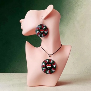 Nemzeti színű kézműves ékszerszett - Meska.hu