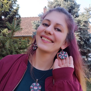 Nemzeti színű kézműves ékszerszett - ékszer - ékszerszett - Meska.hu