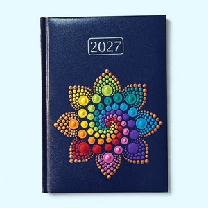 Kézzel festett mandalás határidőnapló � 2027 napi beosztású naptár, csakrák színei, Otthon & Életmód, Papír, írószer, Naptár & Tervező, Festett tárgyak, MESKA