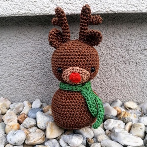 Rénszarvas - Amigurumi - Meska.hu