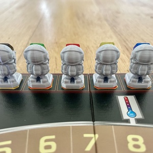 Mars terraformálása  társasjáték-kiegészítő: pontszámláló asztronauták (5 db) - Meska.hu
