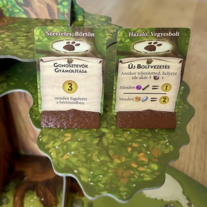 Everdell társasjáték-kiegészítő: céltartó farönkök (4 db) - játék & sport - táblajáték és kártyajáték - társasjátékok - Meska.hu