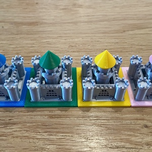Kingdomino kiegészítő: kastélyok (4 db) - játék & sport - táblajáték és kártyajáték - társasjátékok - Meska.hu