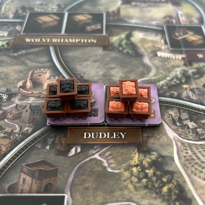 Brass Birmingham kiegészítő: szén- és vascsillék (48 db) - játék & sport - táblajáték és kártyajáték - társasjátékok - Meska.hu