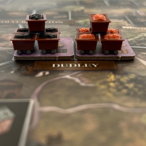 Brass Birmingham kiegészítő: szén- és vascsillék (48 db) - játék & sport - táblajáték és kártyajáték - társasjátékok - Meska.hu