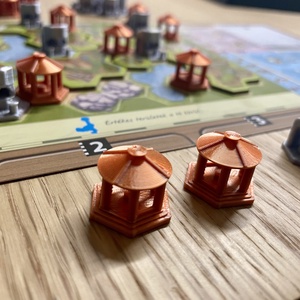 Ark Nova társasjáték-kiegészítő: kioszk és pavilon (15+15) - játék & sport - táblajáték és kártyajáték - társasjátékok - Meska.hu