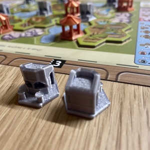 Ark Nova társasjáték-kiegészítő: kioszk és pavilon (15+15) - játék & sport - táblajáték és kártyajáték - társasjátékok - Meska.hu