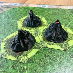 Tikal kiegészítő: vulkánok (3 db), Játék & Sport, Táblajáték és Kártyajáték, Társasjátékok, Dobókocka, Mindenmás, MESKA