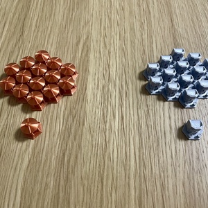 Ark Nova társasjáték-kiegészítő: kioszk és pavilon (15+15) - játék & sport - táblajáték és kártyajáték - társasjátékok - dobókocka - Meska.hu