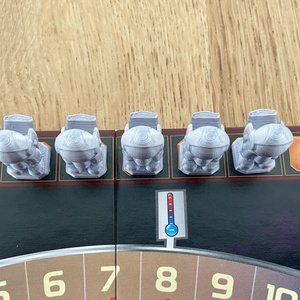 Mars terraformálása  társasjáték-kiegészítő: pontszámláló asztronauták (5 db) - játék & sport - táblajáték és kártyajáték - társasjátékok - dobókocka - Meska.hu