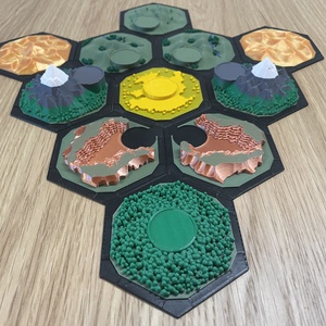 Catan 3D kiegészítő II. (a Tengeri utazó kiegészítővel kompatibilis) - játék & sport - táblajáték és kártyajáték - társasjátékok - dobókocka - Meska.hu