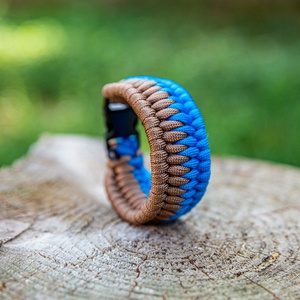 Paracord Túlélő karkötő 004 - ékszer - karkötő - széles karkötő - Meska.hu