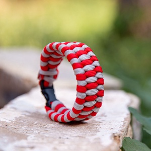 Paracord Túlélő karkötő 001 - ékszer - karkötő - széles karkötő - Meska.hu