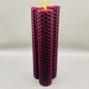 Méhviasz gyertya, méhviasz lapból (13cm) - Meska.hu