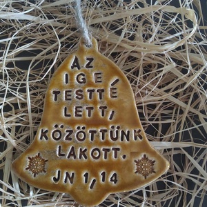 Igés kerámia harang - Meska.hu