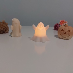 Halloweeni, őszi ajándék csomag, gyertya csomag, mécses tartóval - otthon & életmód - gyertya, illat, aroma - gyertya - Meska.hu