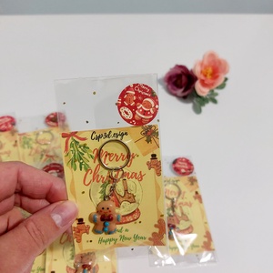 Mézis kulcstartó csillogó masnival, köszönő ajándék Karácsonyra, új, Táska & Tok, Kulcstartó & Táskadísz, Táskaakasztó, Mindenmás, MESKA