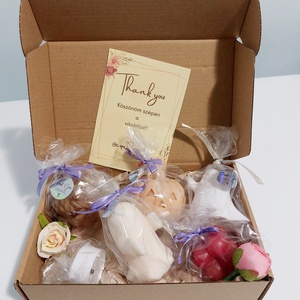 Halloweeni, őszi ajándék csomag, gyertya csomag, mécses tartóval - Meska.hu