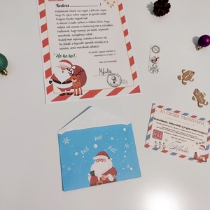 Névre szóló Mikulás levél csomag, Santa Claus, jó gyerek Tanusítvány, új - karácsony - mikulás - mikulás ajándékok - Meska.hu