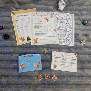 Személyre szabott Jézuska levél csomagban, Jó gyerek oklevél, színező, boríték, matrica, új - Meska.hu