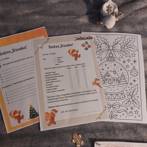 Névre szóló Jézuska levél csomag Karácsonyra, Jó Gyerek Oklevél, új - karácsony - karácsonyi ajándékozás - karácsonyi képeslap, üdvözlőlap, ajándékkísérő - Meska.hu