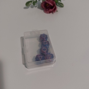 Squid Game Gongi kékeslila, színjátszó, társasjáték, ügyességi játék, új - játék & sport - táblajáték és kártyajáték - társasjátékok - dobókocka - Meska.hu