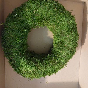 Nagy dekorációs, kreatív csomag, mohás koszorúval, díszekkel - kellékek & szerszámok - dekorációs kellékek - koszorú, koszorúalap - Meska.hu