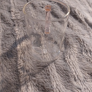 Cuki Sanrio Melody matricás átlátszó üveg pohár � rózsaszín füllel - otthon & életmód - konyhafelszerelés, tálalás - tálalás - pohár - Meska.hu