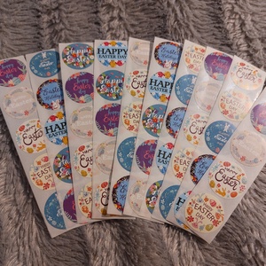 Happy Easter, Húsvéti matrica vegyes csomag, 50 db-os , Kellékek & szerszámok, Dekorációs kellékek, Matricaív, Papírművészet, MESKA