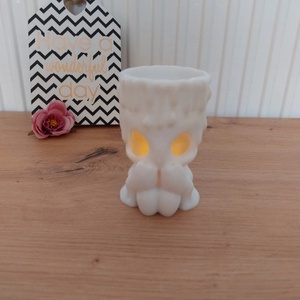 White Little Candle � hangulatos gyertyácska és apróságtartó - otthon & életmód - gyertya, illat, aroma - mécses és mécsestartó - Meska.hu