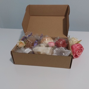 Akciós! Meghitt ajándék csomag, gyertya csomag, mécses tartóval - esküvő - dekoráció - gyertya & gyertyatartó - Meska.hu