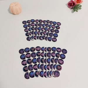 Thank you, Köszönöm feliratos, Neon stílusú, matrica csomag, 50 db-os , Kellékek & szerszámok, Dekorációs kellékek, Matricaív, Papírművészet, MESKA