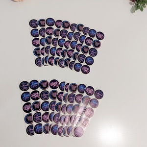 Thank you, Köszönöm feliratos, Neon stílusú, matrica csomag, 50 db-os  - kellékek & szerszámok - dekorációs kellékek - matricaív - Meska.hu