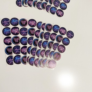 Thank you, Köszönöm feliratos, Neon stílusú, matrica csomag, 50 db-os  - kellékek & szerszámok - dekorációs kellékek - matricaív - Meska.hu