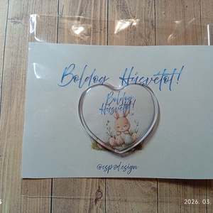 Boldog Húsvétot, húsv�ti kitűző, díszcsomagolásban, locsoló ajánd�k, új - Meska.hu