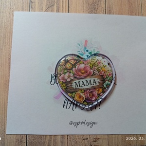 Anyák napi ajándék, egyedi kitűző díszcsomagolásban, ünnepi meglepetés, új - ékszer - kitűző és bross - Meska.hu