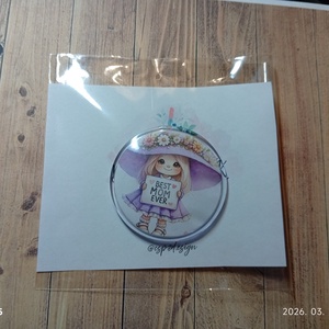 Anyák napi ajándék, egyedi hűtőmágnes díszcsomagolásban, ünnepi meglepetés - otthon & életmód - konyhafelszerelés, tálalás - konyhai dekoráció - hűtőmágnes - Meska.hu