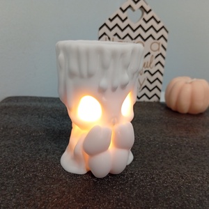 White Little Candle � hangulatos gyertyácska mécses, lámpa, apróság-, édesség-, ékszertartó - Meska.hu