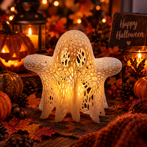 Voronart Little Ghost � háló mintás szellem mécses- és gyertyatartó  - Meska.hu