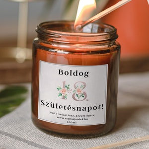 Illatgyertya - Boldog születésnapot! ( Választható illattal ) - Meska.hu Illatgyertya - Boldog születésnapot! ( Választható illattal ) - Meska.hu